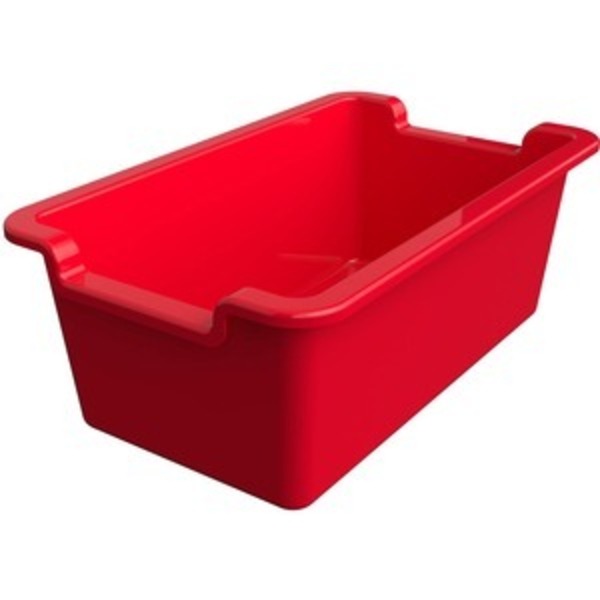 Deflecto Bin, Rectangle, Red DEF39510RED